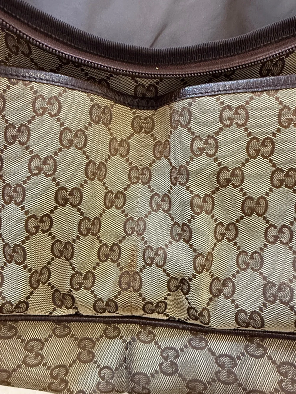 Gucci Vintage GG Diaper Bag / Messenger